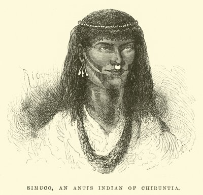 Simuco, un Indien Antis de Chiruntia - Edouard Riou